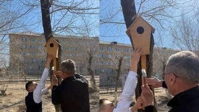 &quot;Таза Қазақстан&quot; Экологиялық акция шеңберінде 1 сәуір күні &quot;Халықаралық Құстар күні&quot; акциясы өтті.